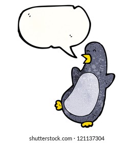 cartoon penguin