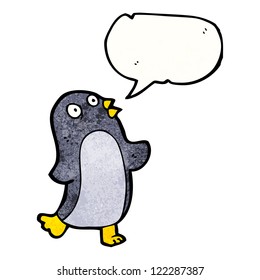cartoon penguin