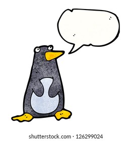 pingüino de dibujos animados