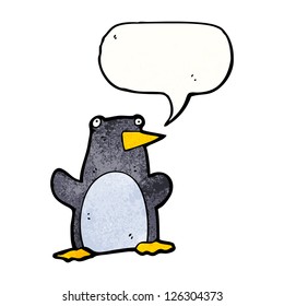 cartoon penguin