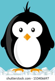 Cartoon penguin