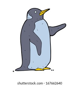 cartoon penguin
