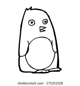 pingüino de dibujos animados