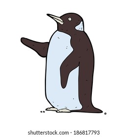 pingüino de dibujos animados