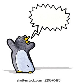 pingüino de dibujos animados