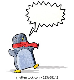 cartoon penguin