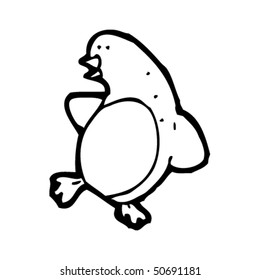 cartoon penguin