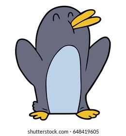 cartoon penguin