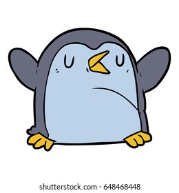 pingüino de dibujos animados