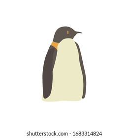 Cartoon penguin. Cute Cartoon penguin, Vector illustration on a white background. Drawing for children.