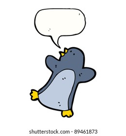 danza de los pingüinos de dibujos animados