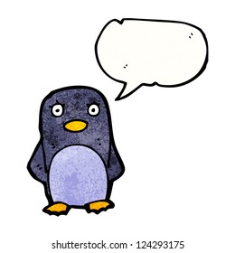 el pingüino de dibujos animados habla