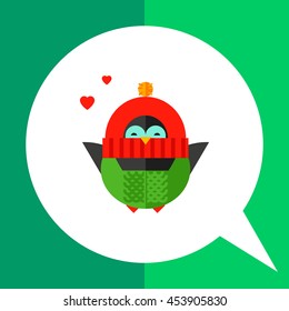 Cartoon Penguin Vector Icon 3