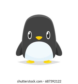 Cartoon penguin vector isolated