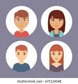 cartoon people design