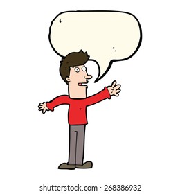 cartoon people with speech bubbles