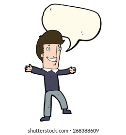 cartoon people with speech bubbles