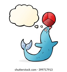 caricatura que representa un sello con burbuja de pensamiento