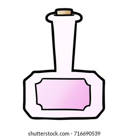 frasco de perfume de dibujos animados