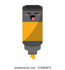 cartoon permanent marker school utensil