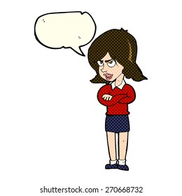 Cartoon-Person mit Sprachblase