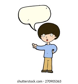 persona de caricatura con burbuja de habla