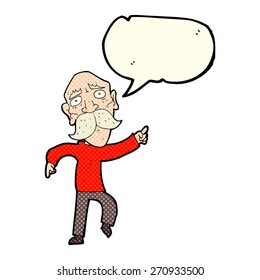 cartoon person with speech bubble
