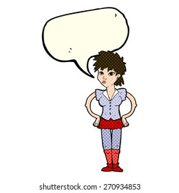 persona de caricatura con burbuja de habla