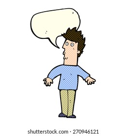 pessoa de desenho animado com balão
