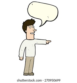 cartoon person with speech bubble