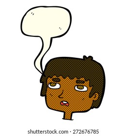 persona de caricatura con burbuja de habla