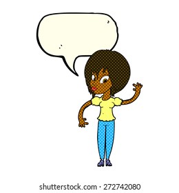 persona de caricatura con burbuja de habla