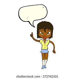 cartoon person with speech bubble