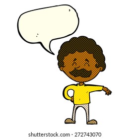 pessoa de desenho animado com balão