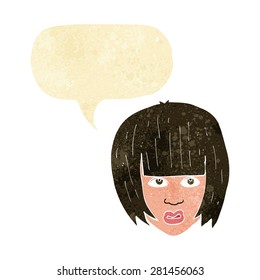 Cartoon-Person mit Sprachblase