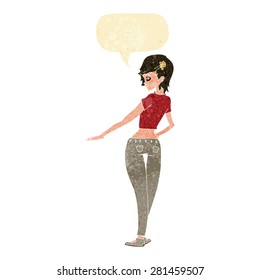 persona de caricatura con burbuja de habla