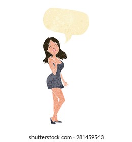 cartoon person with speech bubble