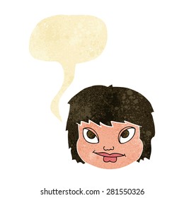 persona de caricatura con burbuja de habla