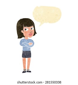 persona de caricatura con burbuja de habla