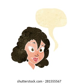 cartoon person with speech bubble