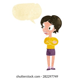Cartoon-Person mit Sprachblase