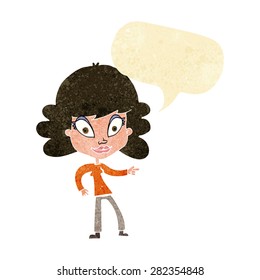 cartoon person with speech bubble
