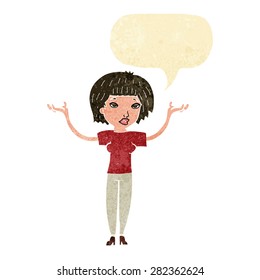 cartoon person with speech bubble