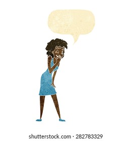 cartoon person with speech bubble