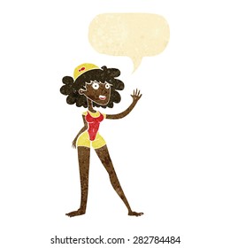 cartoon person with speech bubble