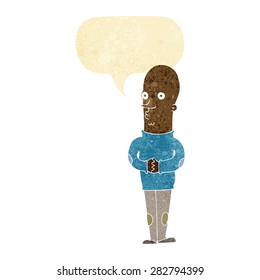 cartoon person with speech bubble