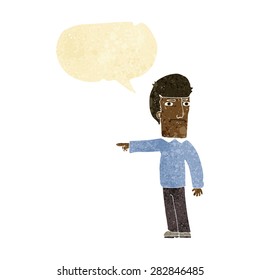 Cartoon-Person mit Sprachblase