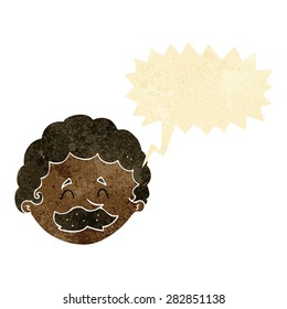 Cartoon-Person mit Sprachblase