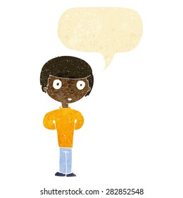 cartoon person with speech bubble