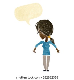 cartoon person with speech bubble